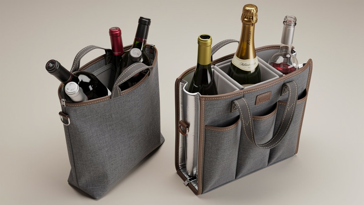 Cloison, hauteur utile, isotherme et anses : les criteres qui evitent la casse et le bruit Sac porte-bouteille : la cloison fait toute la difference