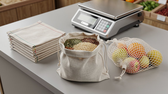 Sac-pub - Sac a vrac : peser la tare sans bloquer la caisse Sac a vrac : peser la tare sans bloquer la caisse