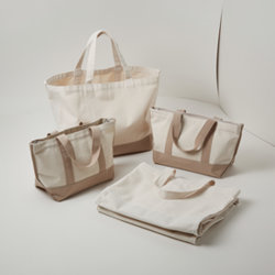 Tote bag épais publicitaire à personnaliser aux couleurs de votre marque Tote bags épais publicitaires en toile de coton lourde renforcée, anses solides