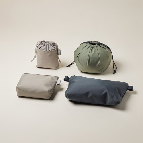 Sac pliable & pochon — Sac-pub Sacs de courses pliables publicitaires en étui, en boule et pochons à cordon de serrage