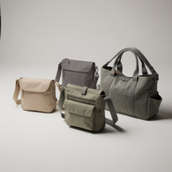 Sac bandoulière en toile publicitaire à vos couleurs Sacs bandoulière en toile publicitaires à sangle réglable et poche plaquée