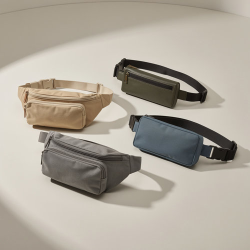 Sac ceinture & pochette de taille — Sac-pub Sacs ceinture publicitaires à porter à la taille ou en bandoulière, avec poche arrière