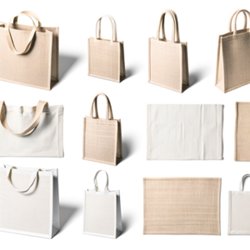 Sac en jute publicitaire personnalisé avec logo pour entreprise et communication écologique