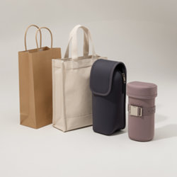 Sac porte-bouteille publicitaire personnalisé à votre logo Sacs porte-bouteilles publicitaires isothermes, à vin et à champagne avec calage intérieur