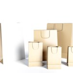 Sac en papier publicitaire personnalisé avec logo pour entreprise et communication écologique