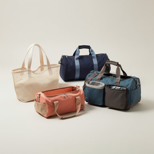 Sac de plage & sport — Sac-pub Sacs de plage publicitaires en toile, filet, polochon et versions humide et sec