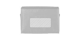 Sac glacière isotherme avec poche Dublin - Marquage Recto