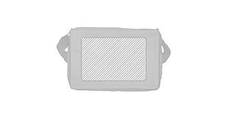 Sac glacière isotherme avec poche Dublin - Marquage Verso