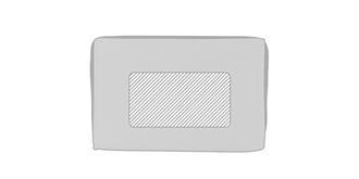 Sac isotherme bandoulière en toile Nash - Marquage Recto