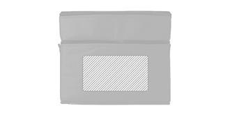 Sac isotherme bandoulière en toile Nash - Marquage Verso