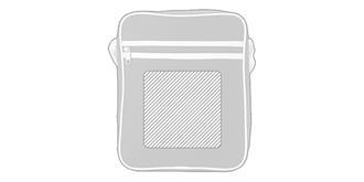 Sac bandoulière poche frontale Graz - Marquage Recto