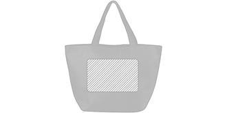 Sac shopping léger brillant Lilie - Marquage Recto