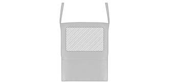 Sac bandoulière avec rabat Canoa - Marquage Recto