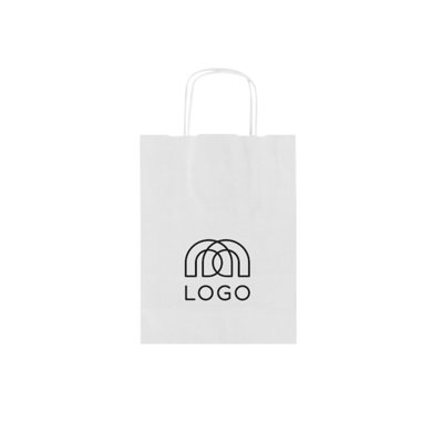 Sac en papier mini format Blanco