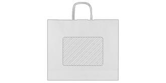 Sac en papier format maxi Grandissimo - Marquage Recto