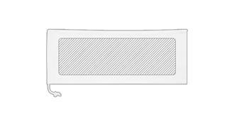 Sac shopping en coton pour pain Panos - Marquage Recto