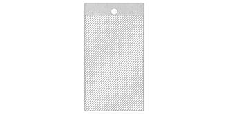 Pochon en coton naturel EasyZip - Impression Cartonnette Verso