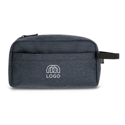 Sac-pub - Nécessaire de toilette en polyester recyclé 600D Saphir Nécessaire de toilette en polyester recyclé 600D Saphir