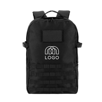 Sac à dos polyester recyclé 600D avec emblème amovible Chaillol — Sac-pub Sac à dos polyester recyclé 600D avec emblème amovible Chaillol