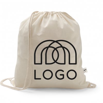 Sac-pub - Sac à dos coton recyclé et polyester rPET 150 g/m² Salamanca Sac à dos coton recyclé et polyester rPET 150 g/m² Salamanca