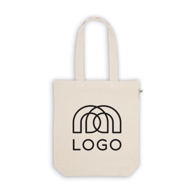 Tote bag épais coton recyclé et polyester rPET 280 g/m² Pétunia