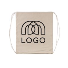 Sac à cordelettes en coton 100 g/m² type sac à dos Hanover