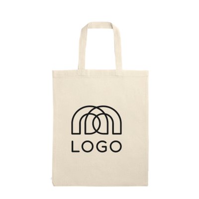 Sac-pub - Mini tote bag coton 140 g/m² petit format à anses de 40 cm Sinaia Mini tote bag coton 140 g/m² petit format à anses de 40 cm Sinaia