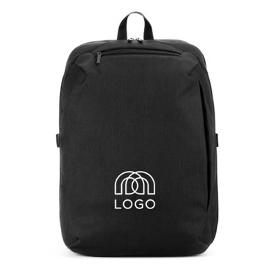 Sac à dos polyester recyclé 300D à ouverture totale Aubrac — Sac-pub Sac à dos polyester recyclé 300D à ouverture totale Aubrac