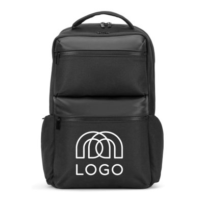 Sac-pub - Sac à dos en sergé de polyester recyclé 600D déperlant Margeride Sac à dos en sergé de polyester recyclé 600D déperlant Margeride