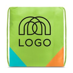 Sac à cordon non tissé 80 g/m² à coins colorés Bissaya