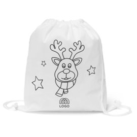 Sac-pub - Sac à dos à colorier non tissé 80 g/m² avec feutres Glencoe Sac à dos à colorier non tissé 80 g/m² avec feutres Glencoe