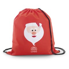 Sac à cordon de Noël non tissé 80 g/m² Père Noël Ottawa
