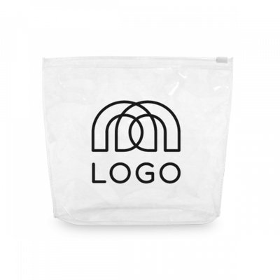 Sac-pub - Trousse de toilette hermétique en PVC transparent Deniro Trousse de toilette hermétique en PVC transparent Deniro