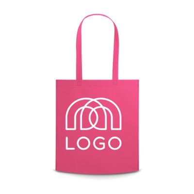 Sac en non tissé 80 g/m² thermosoudé à poignées de 75 cm Curcuma