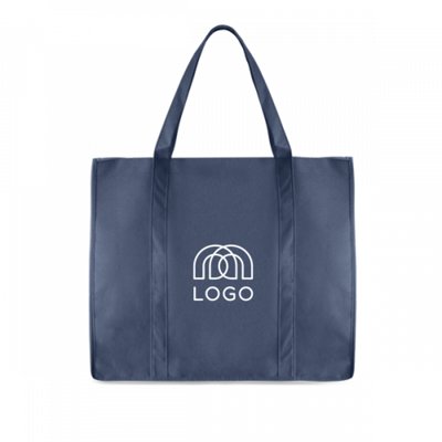 Sac shopping en non tissé 80 g/m² à anses de 50 cm Vanille
