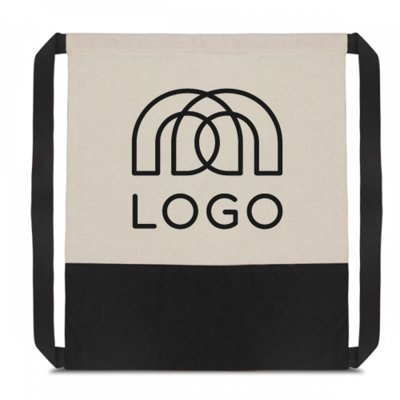 Sac à dos à cordon en coton 180 g/m² Hohneck
