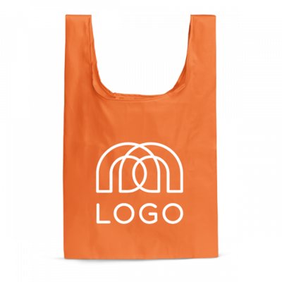 Sac-pub - Sac shopping pliable 210D avec poche intérieure Plaka Sac shopping pliable 210D avec poche intérieure Plaka