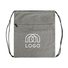 Sac à cordelettes coton recyclé et rPET zippé Chancery