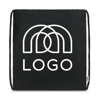 Sac à dos ficelle polyester recyclé rPET 190T Rossberg — Sac-pub Sac à dos ficelle polyester recyclé rPET 190T Rossberg