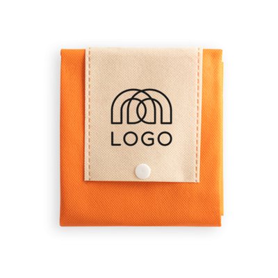 Sac pliable en non-tissé 80 g/m² avec anses de 35 cm Moineau