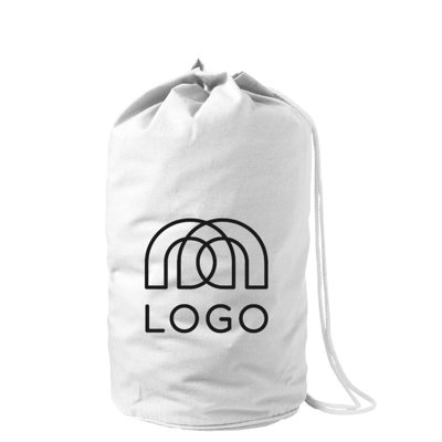Sac de plage en coton cylindrique Chico — Sac-pub Sac de plage en coton cylindrique Chico
