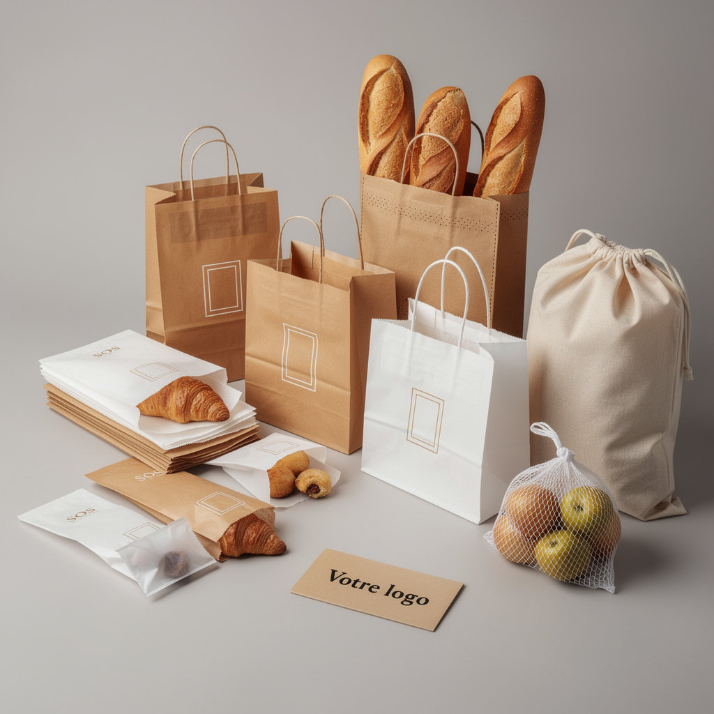 Sacs à pain et emballages personnalisés pour votre boulangerie Sacs à pain et emballages personnalisés pour votre boulangerie